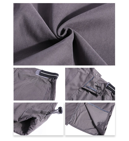 High Waist Detachable Two-wear Design Cargo Skirt in Dark Grey