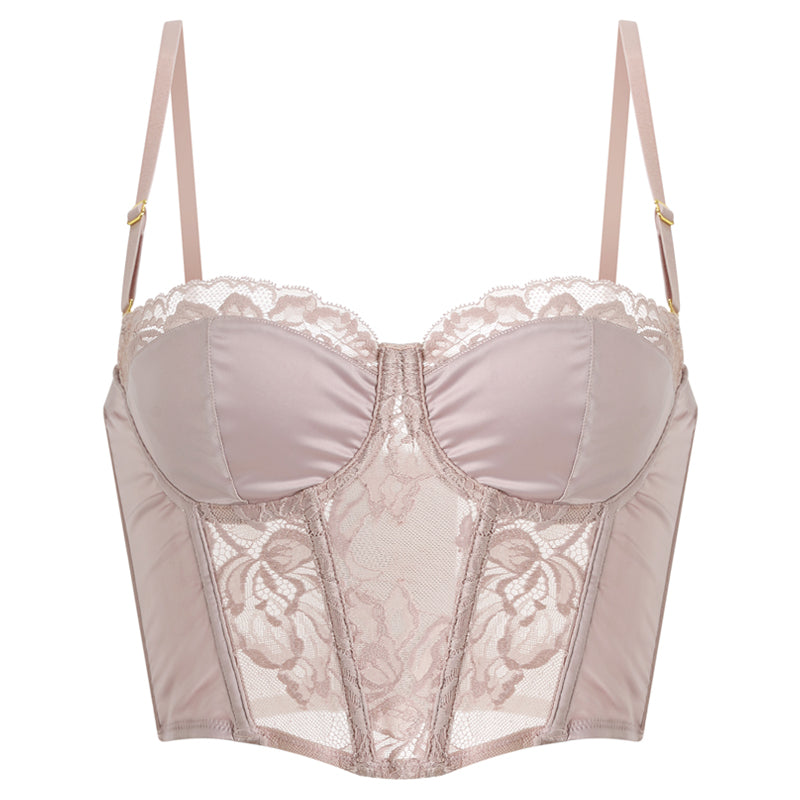 Secret d'Amour Bralette Silky Mesh Corset Top