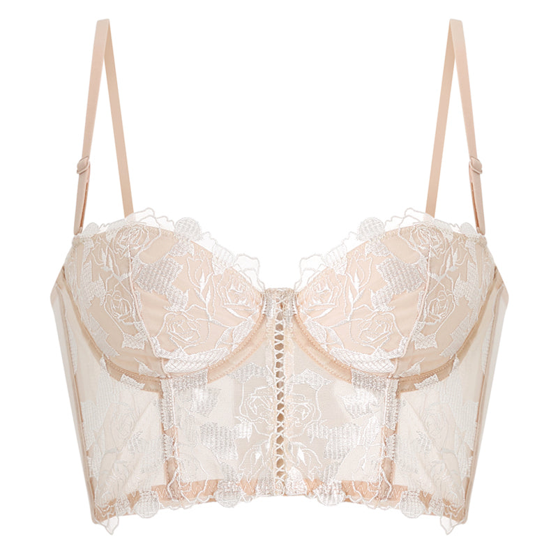 Secret d'Amour Miss Rose Lace Mesh Corset Top