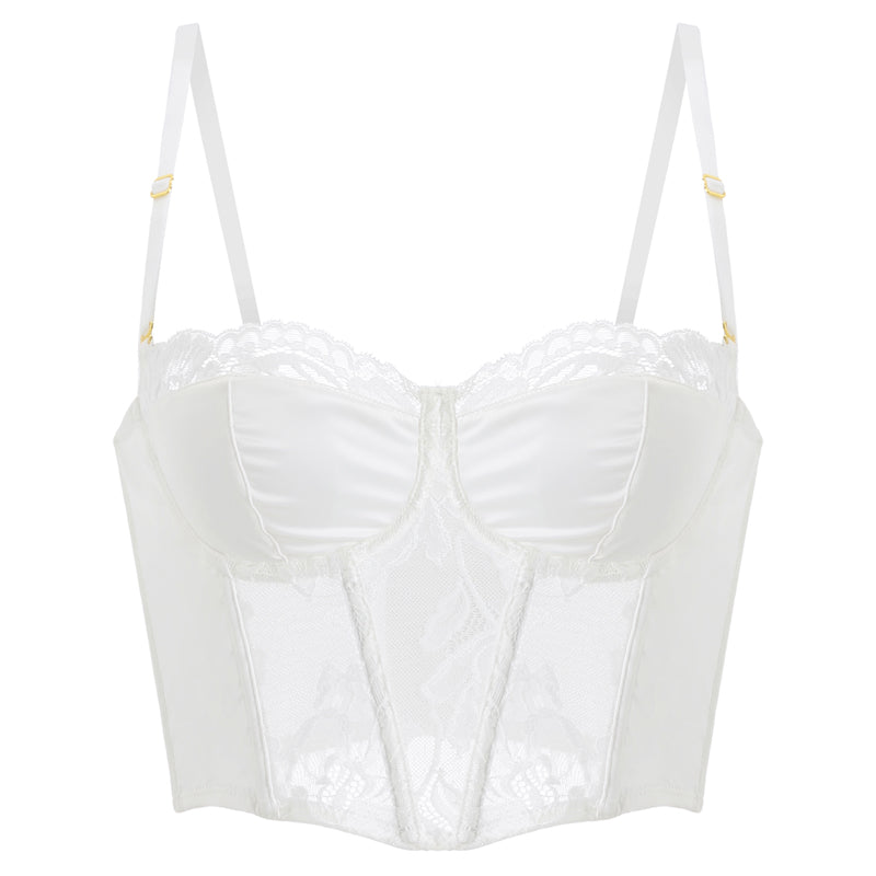 Secret d'Amour Bralette Silky Mesh Corset Top