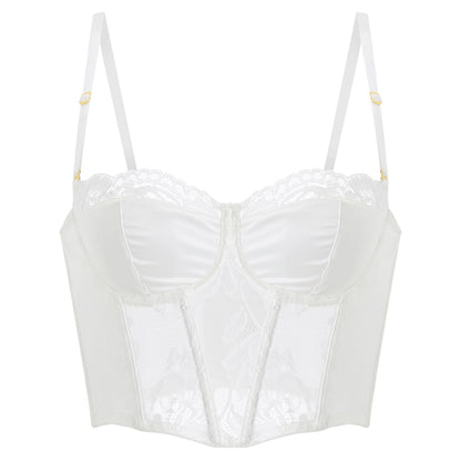 Secret d'Amour Bralette Silky Mesh Corset Top